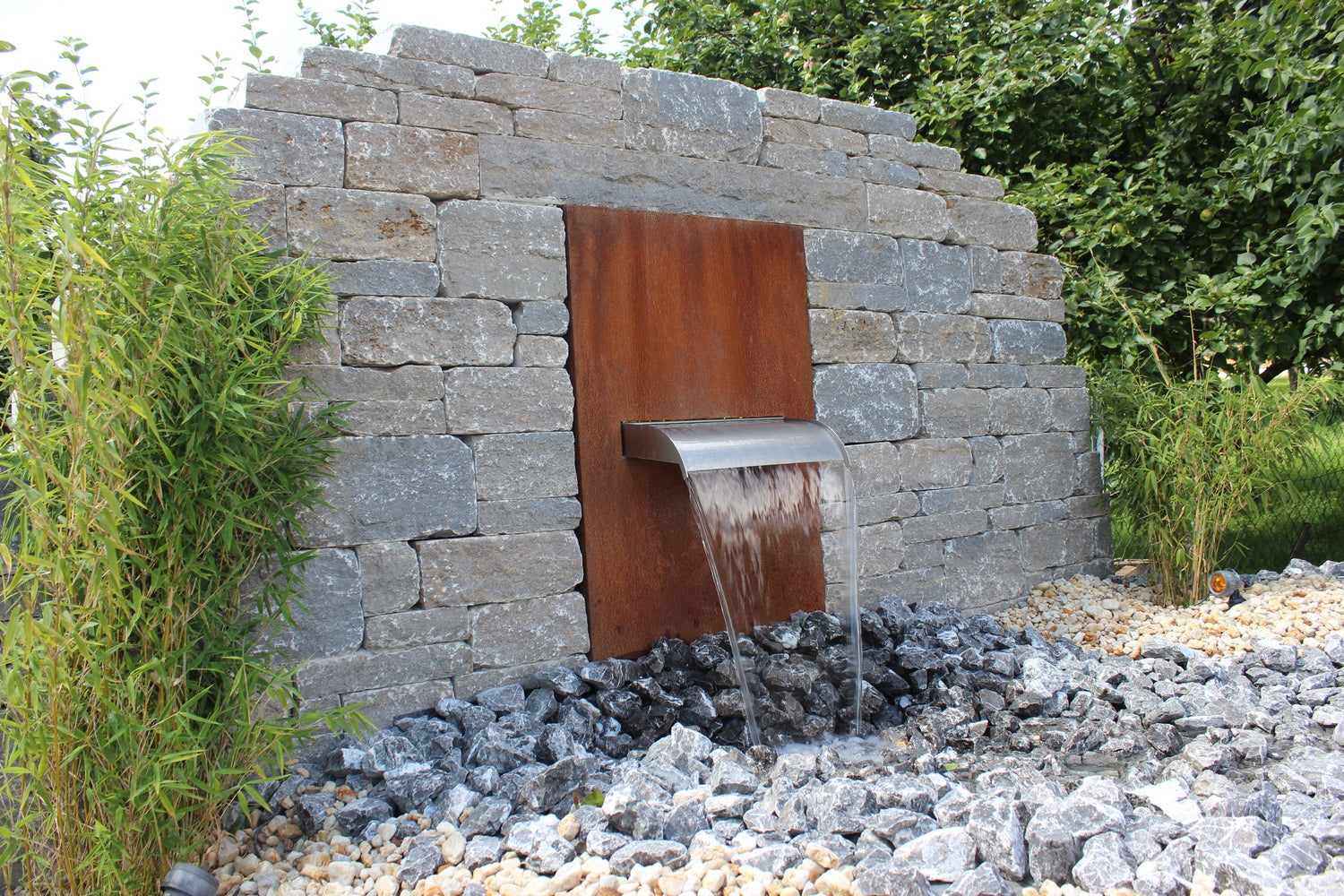 Muschelkalk - Systemmauerwerk - gespalten - 960kg