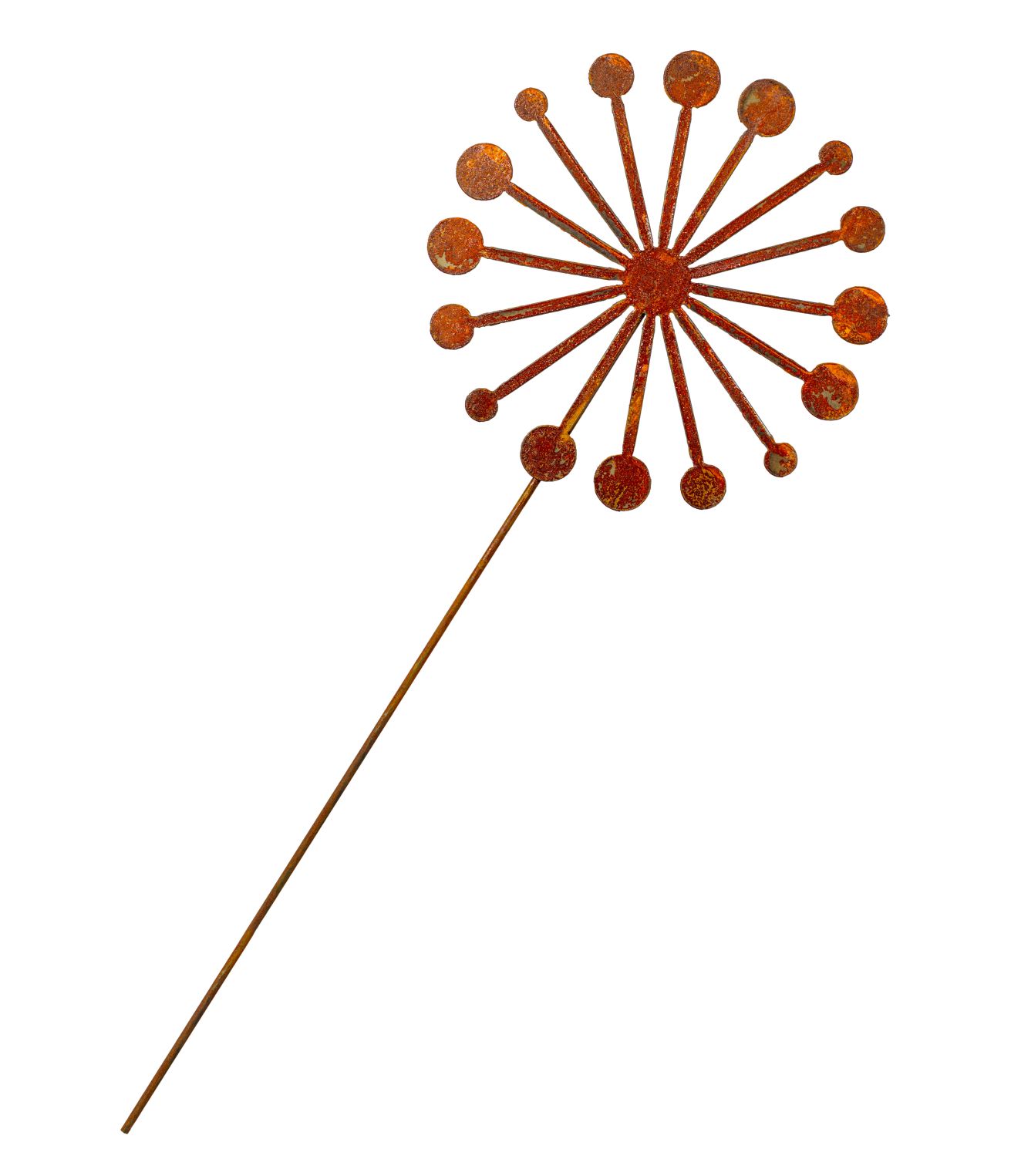 Rost-Gartenstecker: Pusteblume