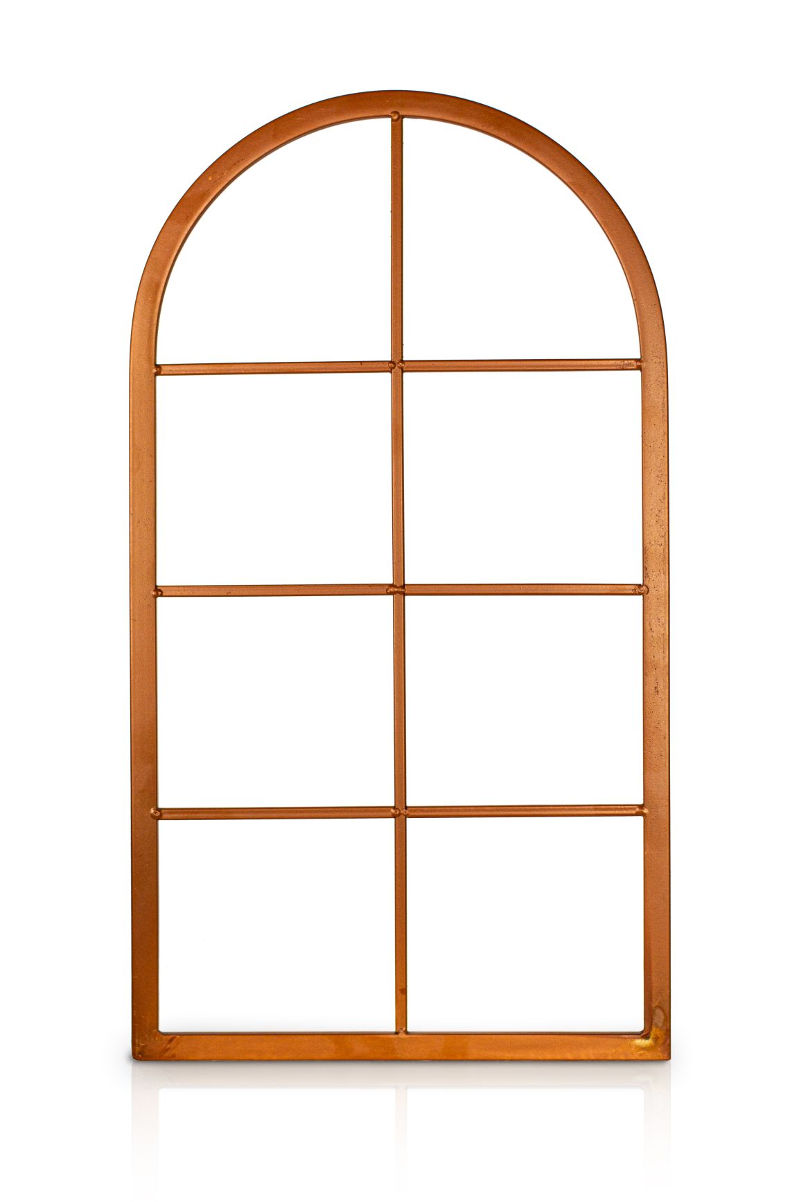 Deko Fenster aus Metall - Stallfenster mit Halbbogen