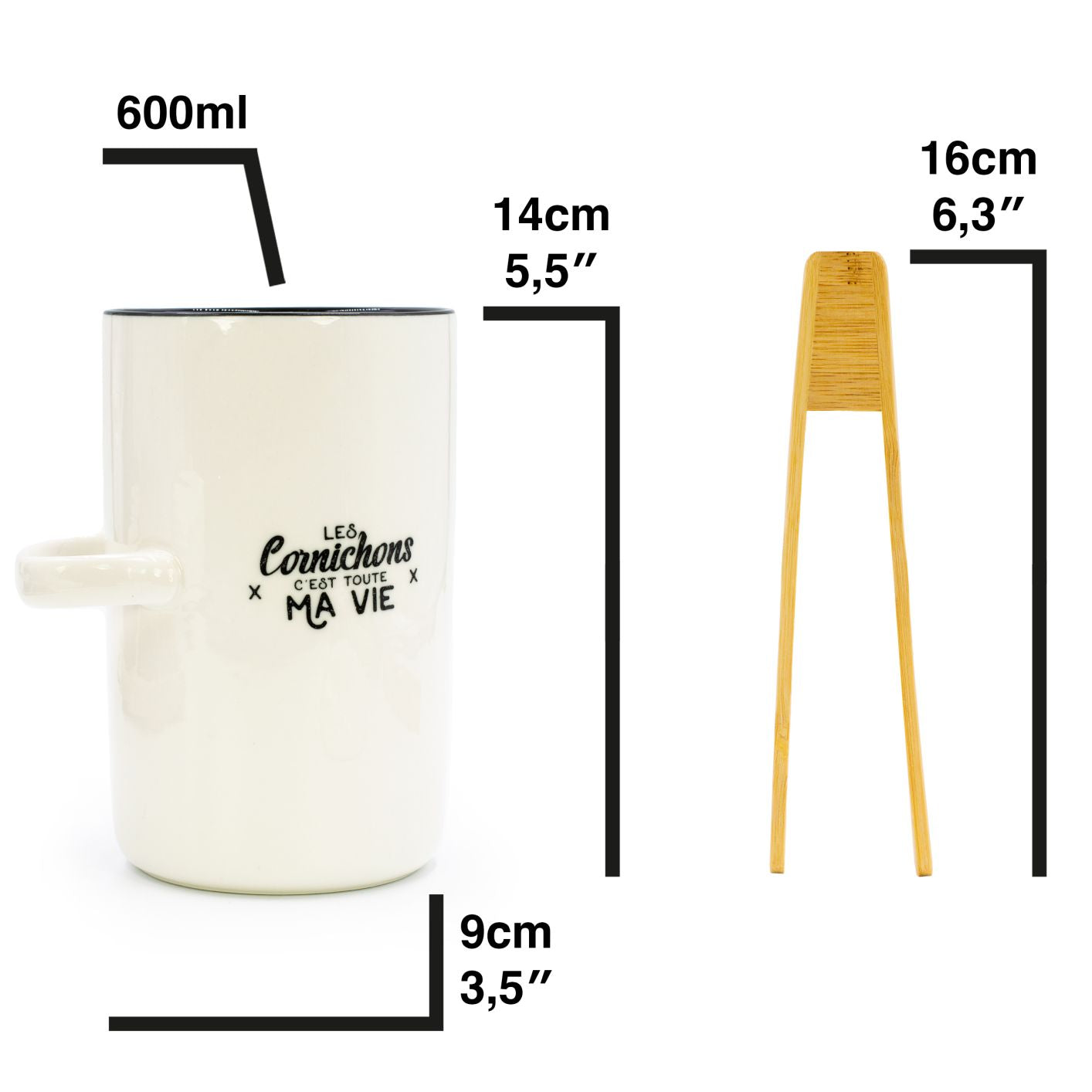 Essiggurkentopf Gurkenglas im Vintage Look