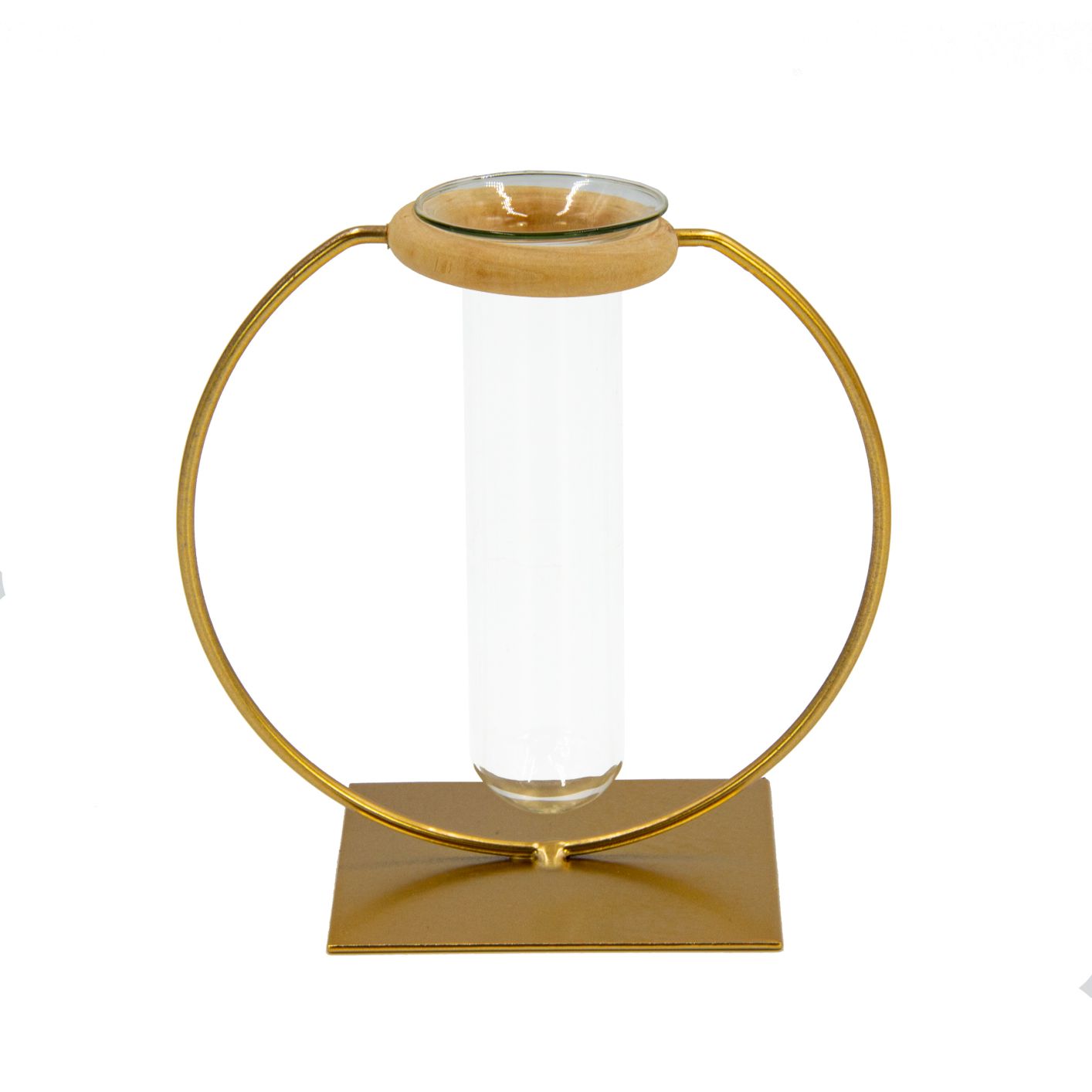 Mini Vase Gold Deko Hochzeit - Vase Klein - Blumenvase Modern - Deko Frühling