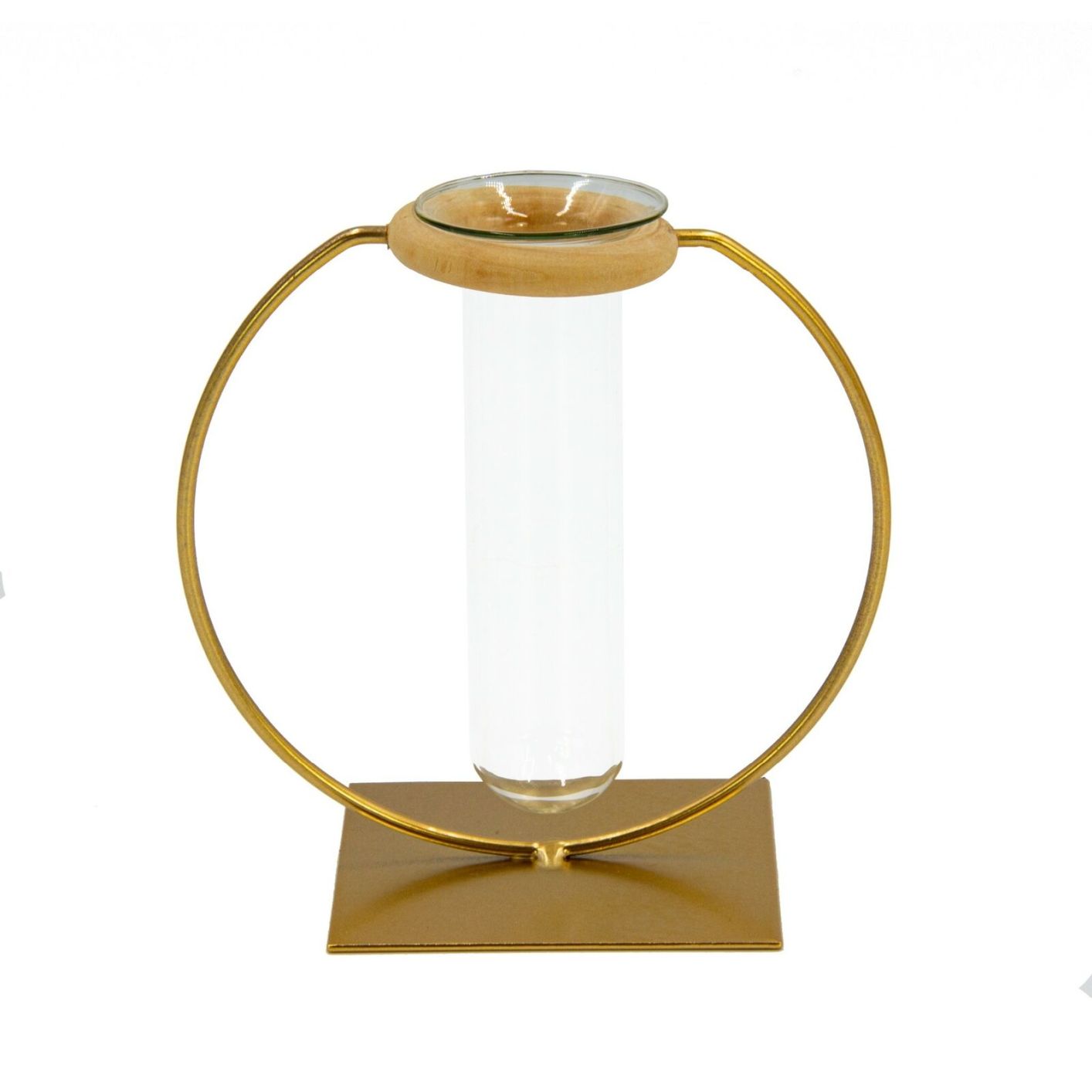 Mini Vase Gold Deko Hochzeit - Vase Klein - Blumenvase Modern - Deko Frühling