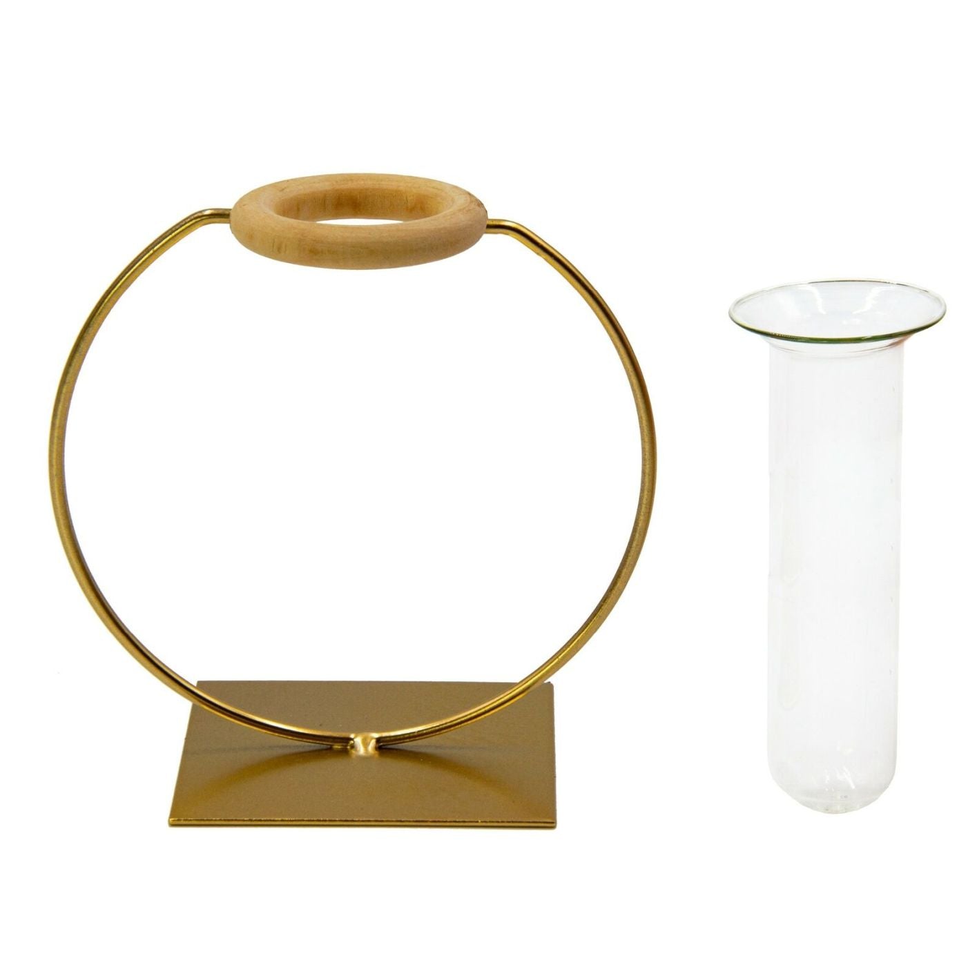 Mini Vase Gold Deko Hochzeit - Vase Klein - Blumenvase Modern - Deko Frühling