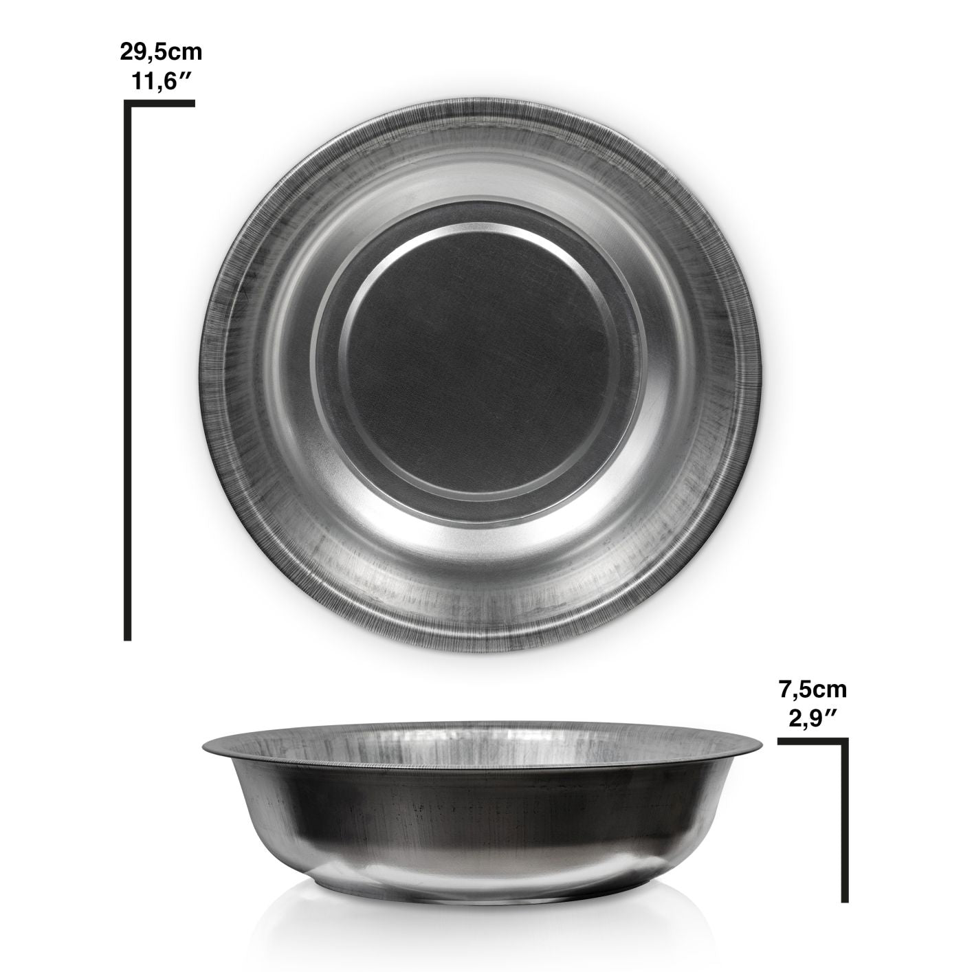 Schale D29,5xH7,5cm / Zink