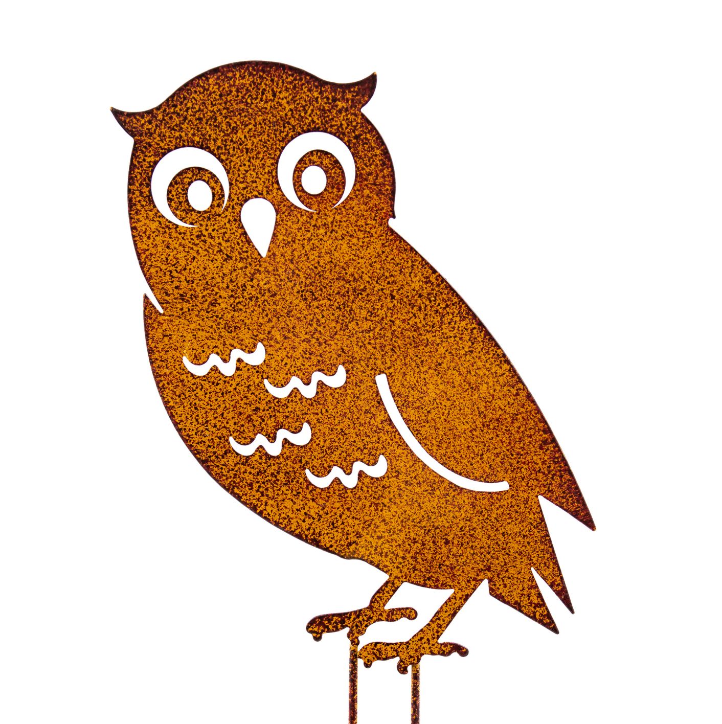 Eule z. St. 15xH19cm + 10cm Stecker