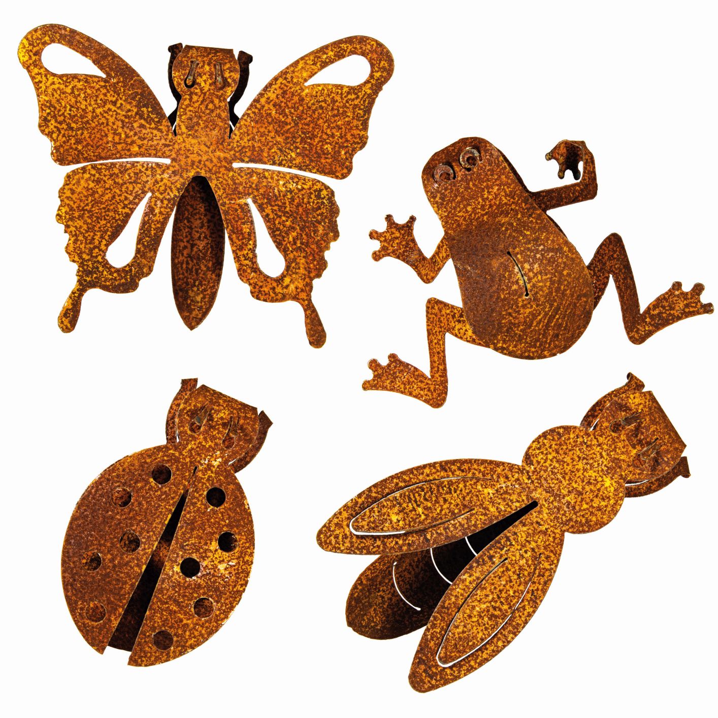 Zauntiere 4 Mod. 12,5xH19cm / 25xH20cm / 23xH21cm / 13xH25cm