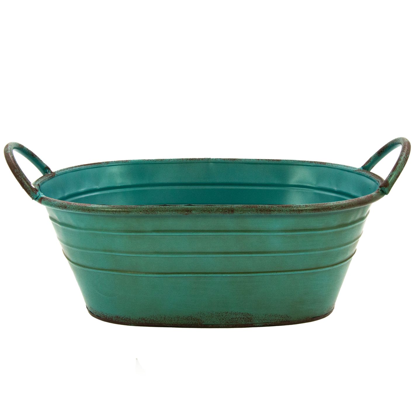 Verzinkte Wanne, Schale zum Bepflanzen