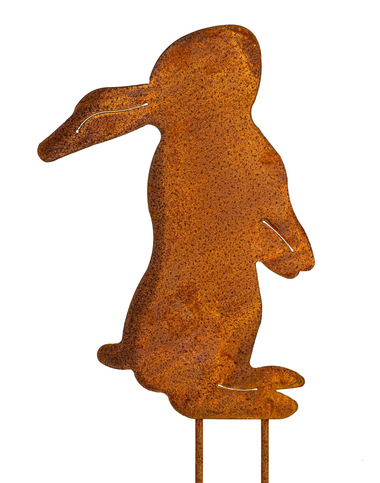 Edelrost Gartendeko: Osterdekoration für draußen - Hase