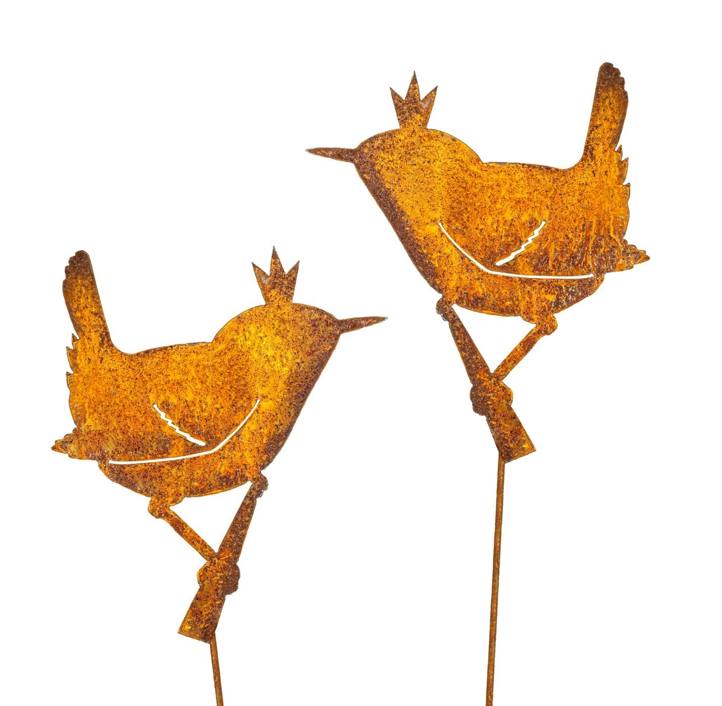 Gartenstecker: "Zaunkönig" 70cm