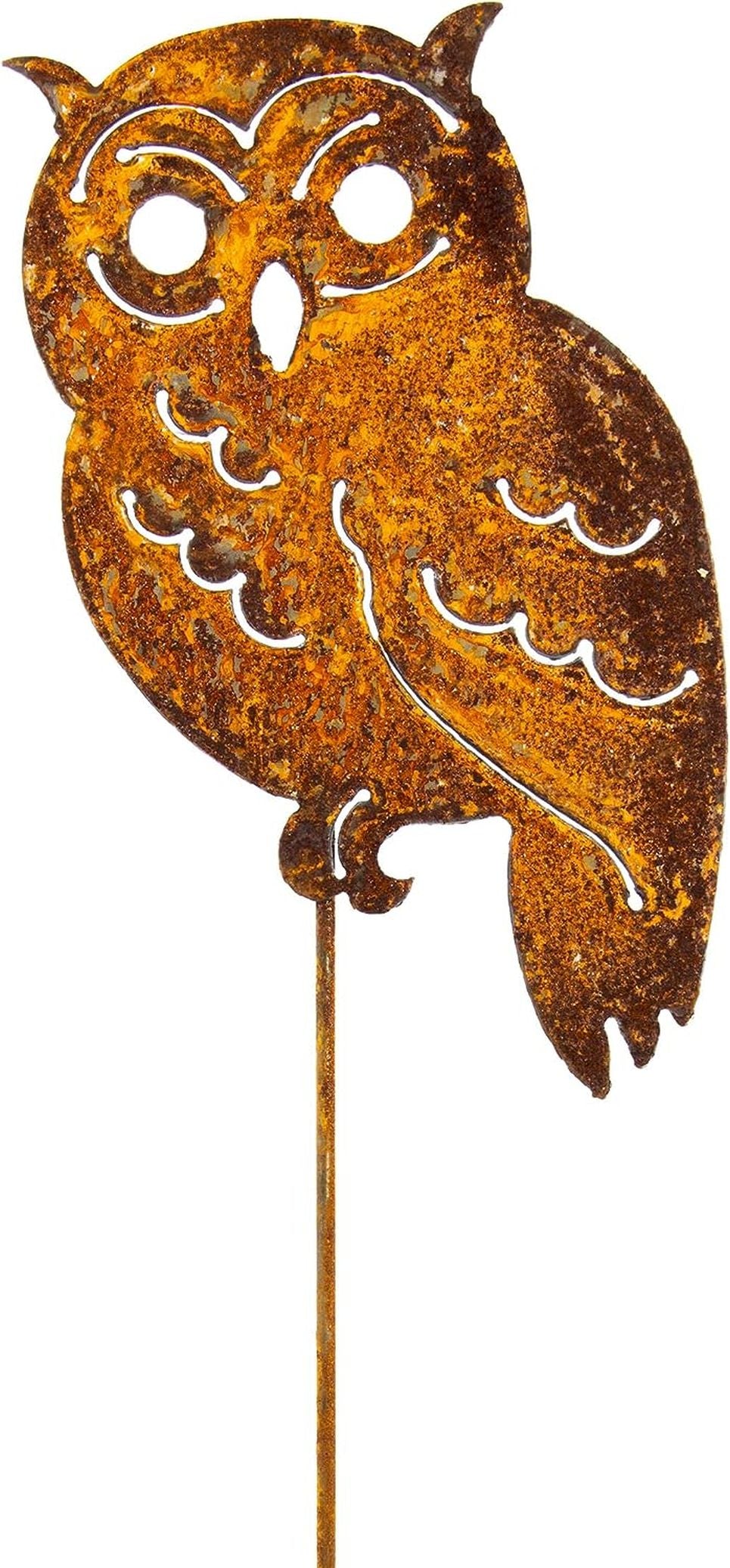 Gartenstecker Edelrost: Eule