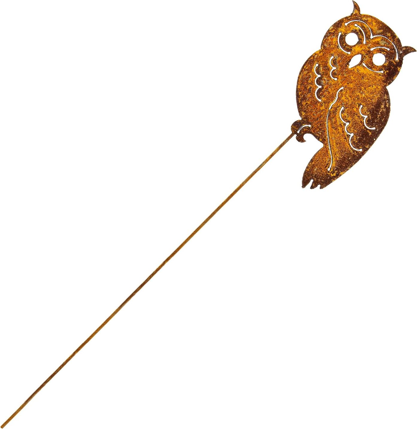 Gartenstecker Edelrost: Eule