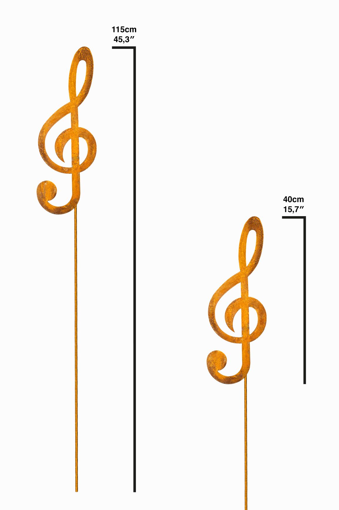 Notenschlüssel Roststecker 118cm