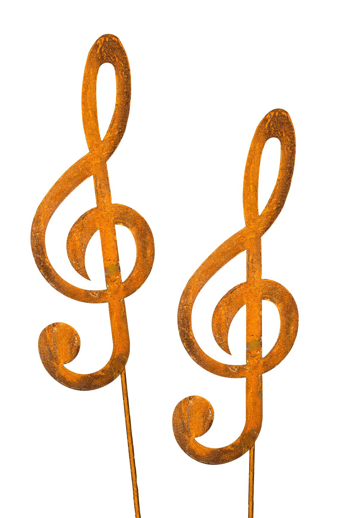 Gartenstecker "Notenschlüssel" - 2er-Set