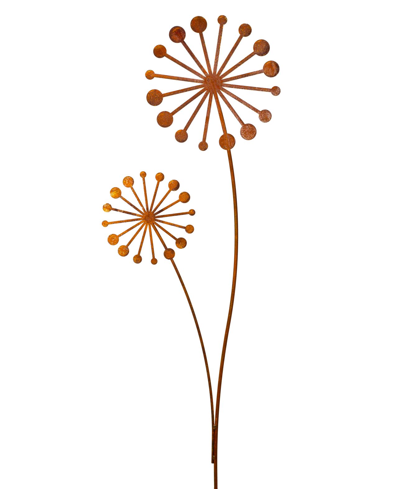 Pusteblume Gartenstecker Edelrost Gartendeko