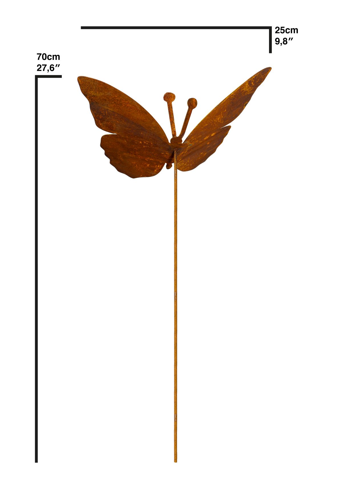 Deko Schmetterling Metall - Metallfiguren Garten - Garten Deko Vintage