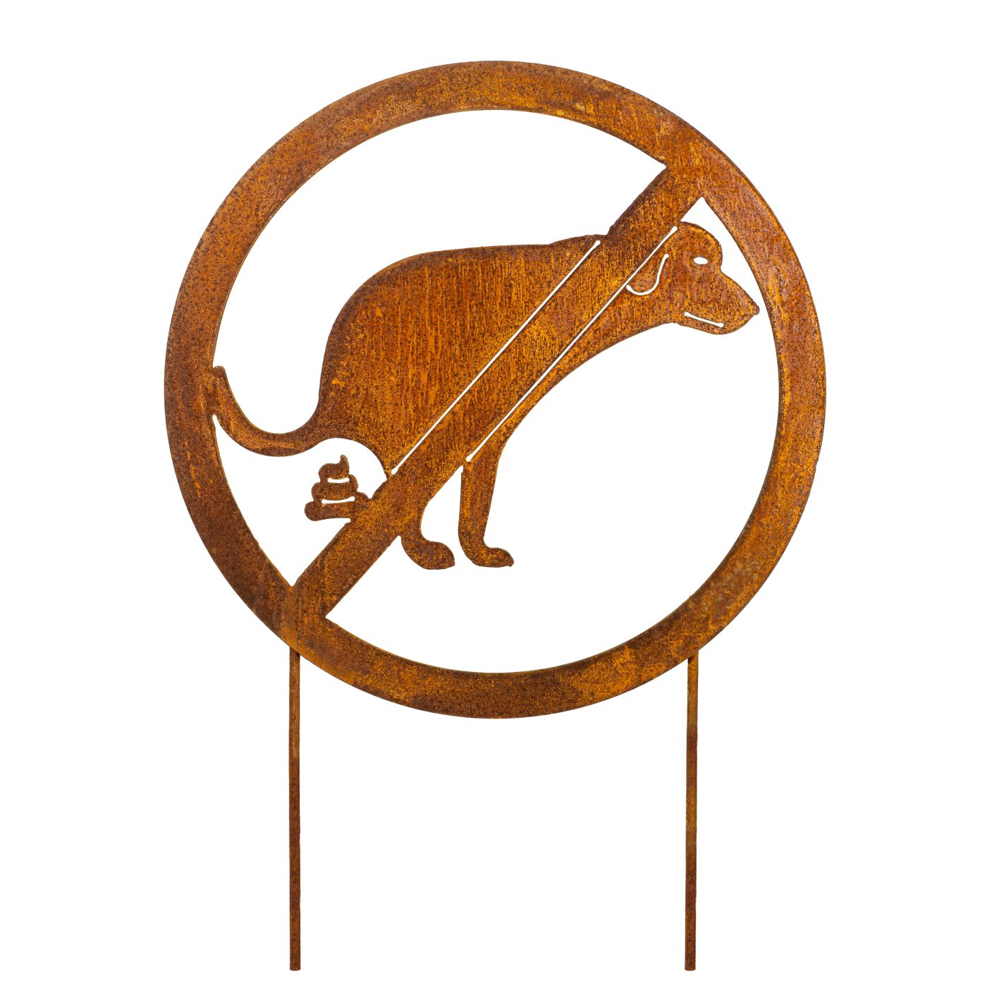 Gartenschild Hundekot verboten Hinterlassenschaften Kein Kackender Hund