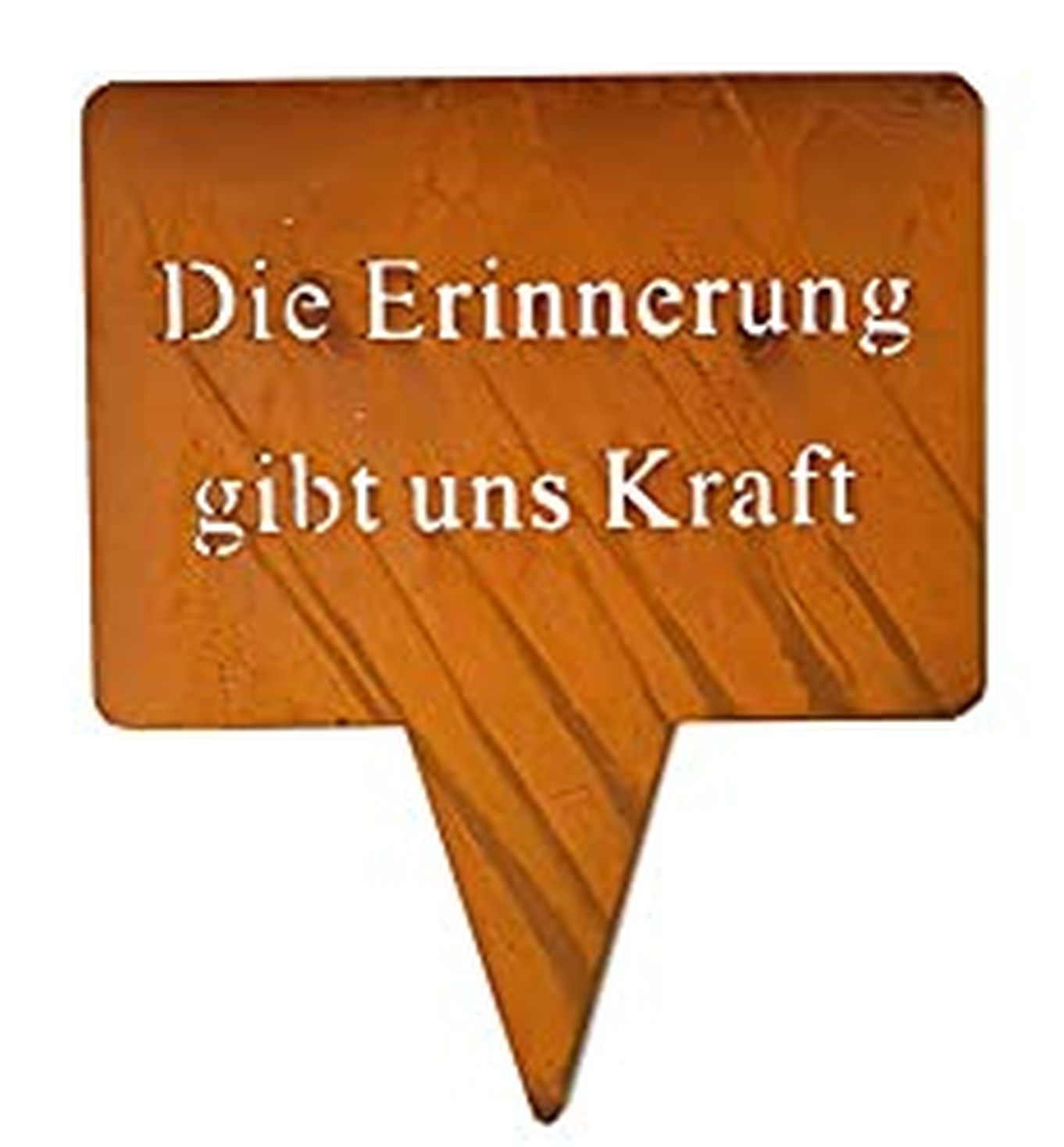 Blümelhuber wetterfester Grabschmuck aus Edelrost, 3 Modelle zur Auswahl (Erinnerung Kraft)