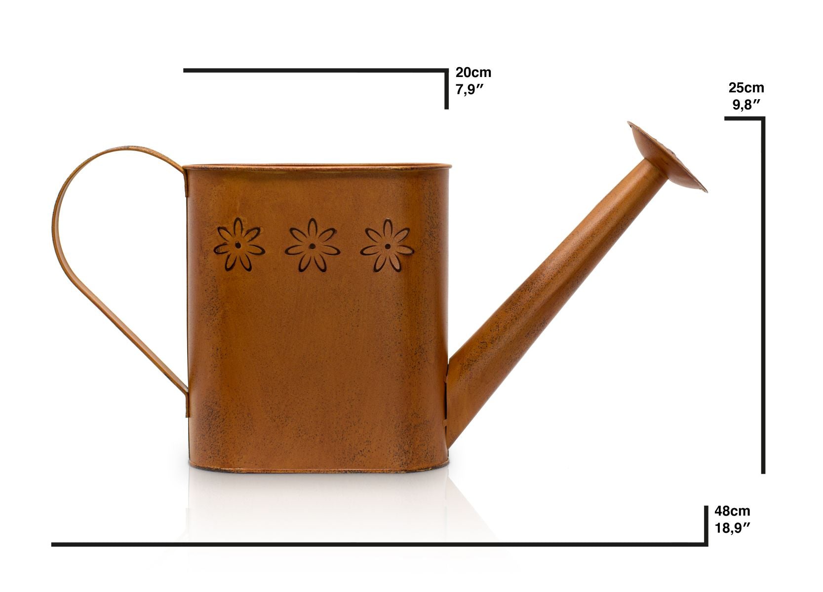 Edelrost Gartendeko: Gießkanne