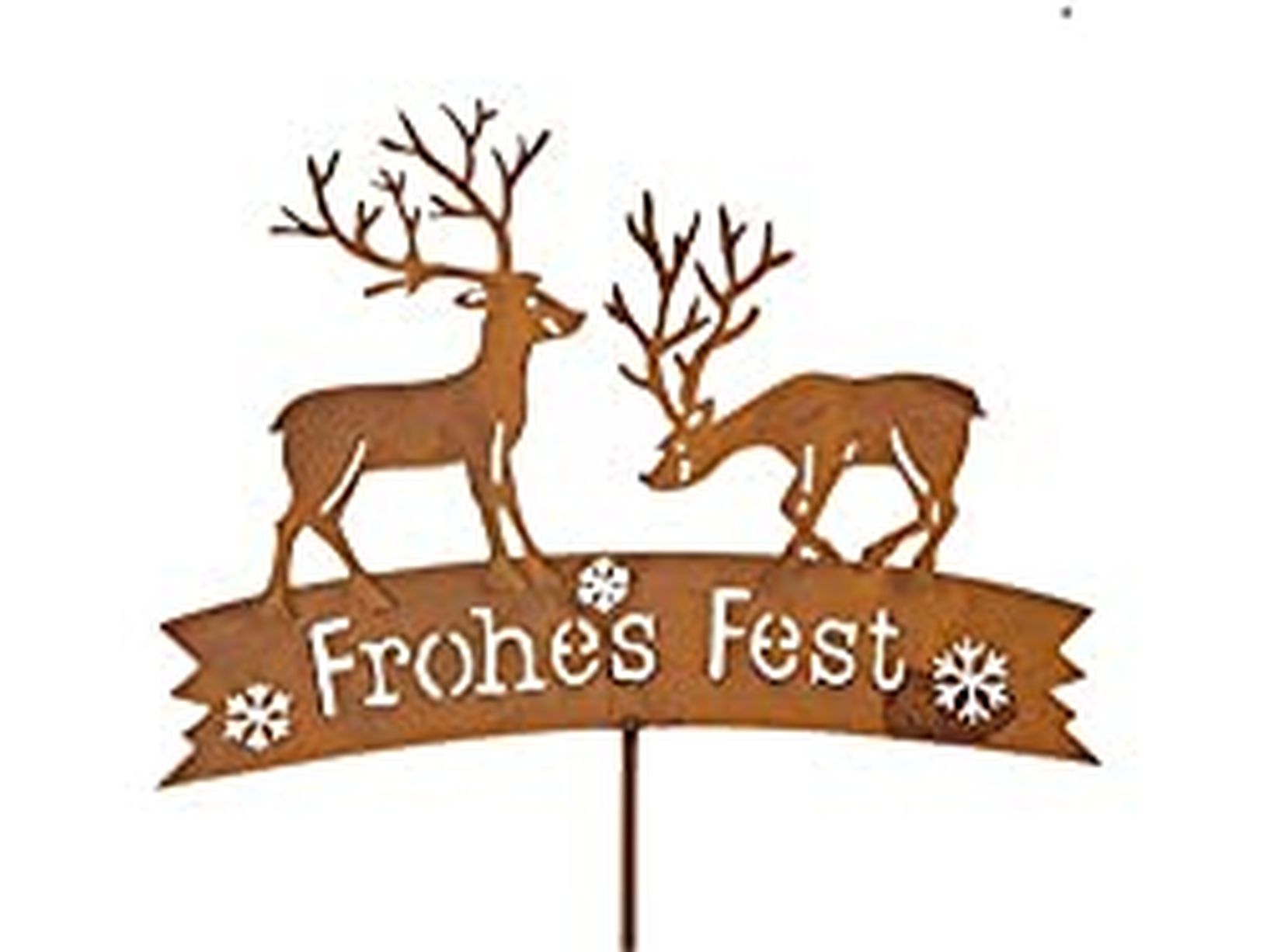 Blümelhuber weihnachtliche Stecker mit Hirschfamilie Frohes Fest (Frohes Fest)