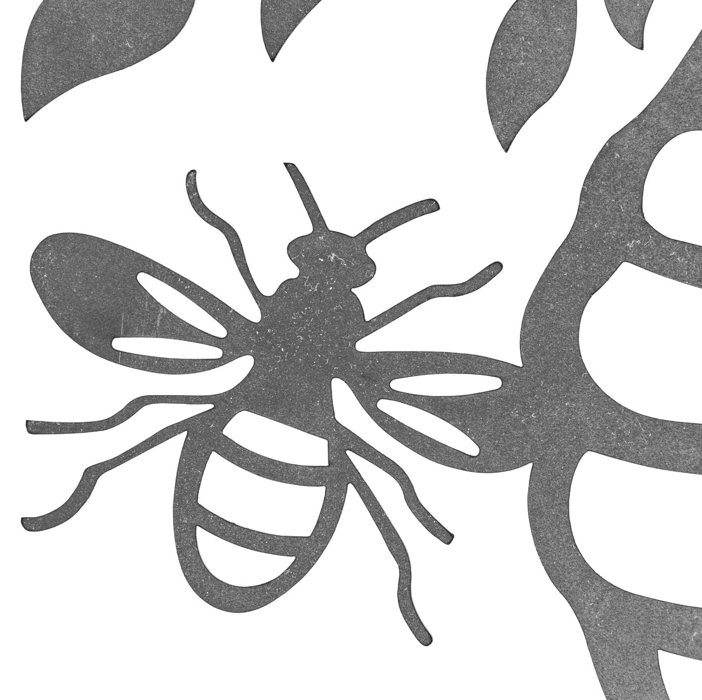 Gartendeko Metall: Bienenstock zum Nachrosten