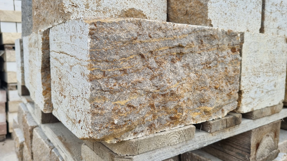 Schichtmauerwerk Kirchheimer Muschelkalk