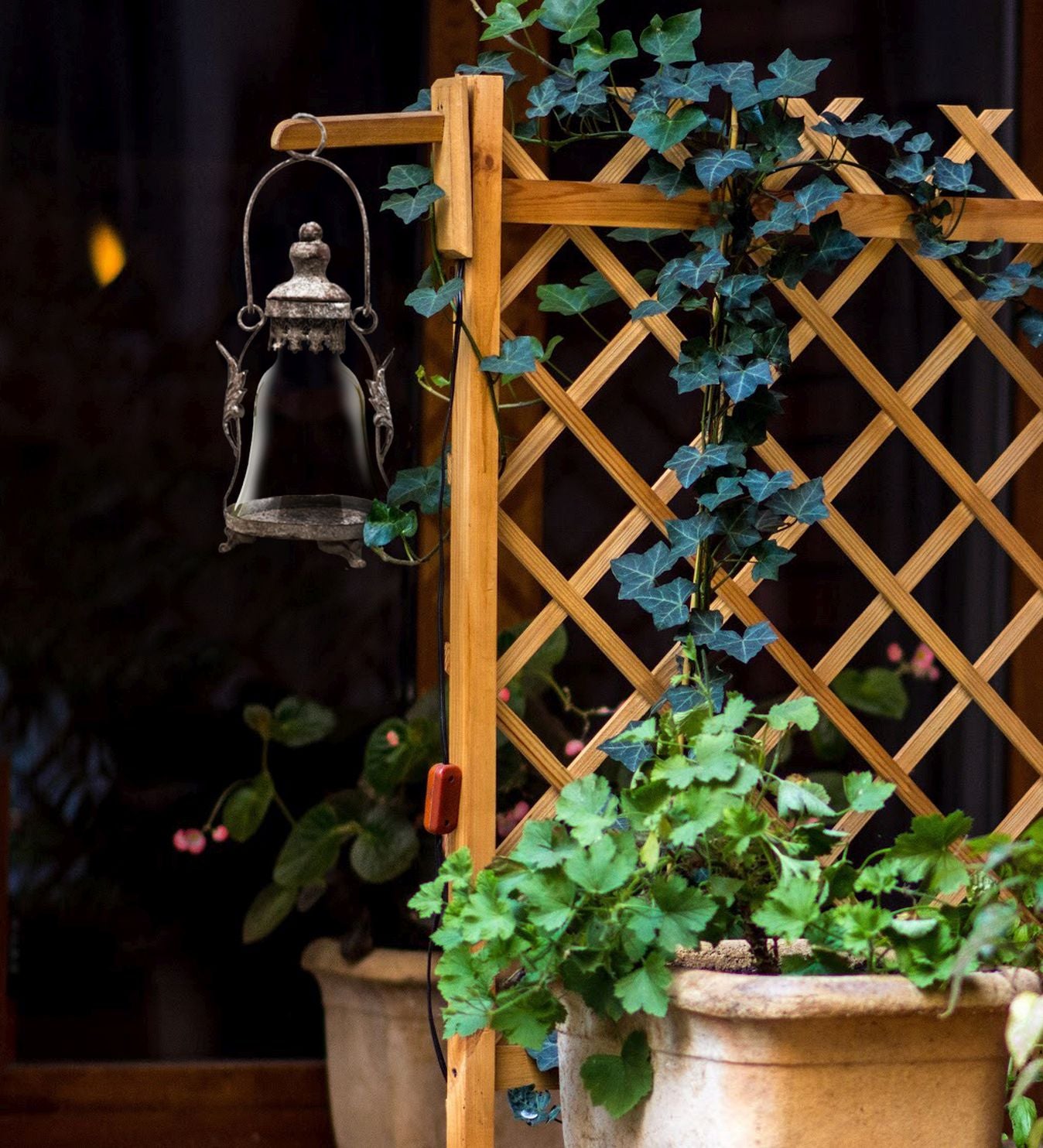 Deko-Gartenleuchte in Rost-Optik, zum Stellen oder Hängen