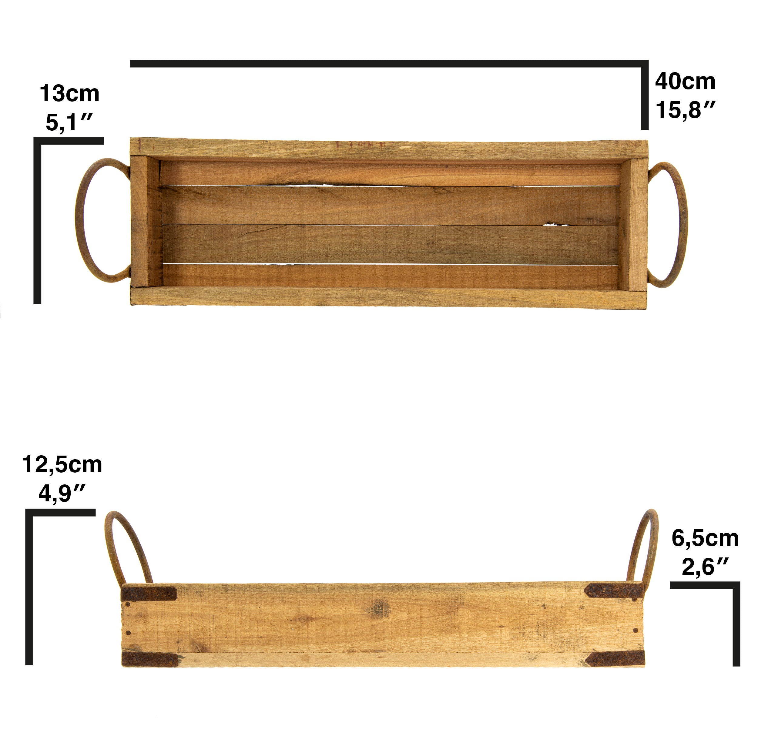Deko Tablett Holz