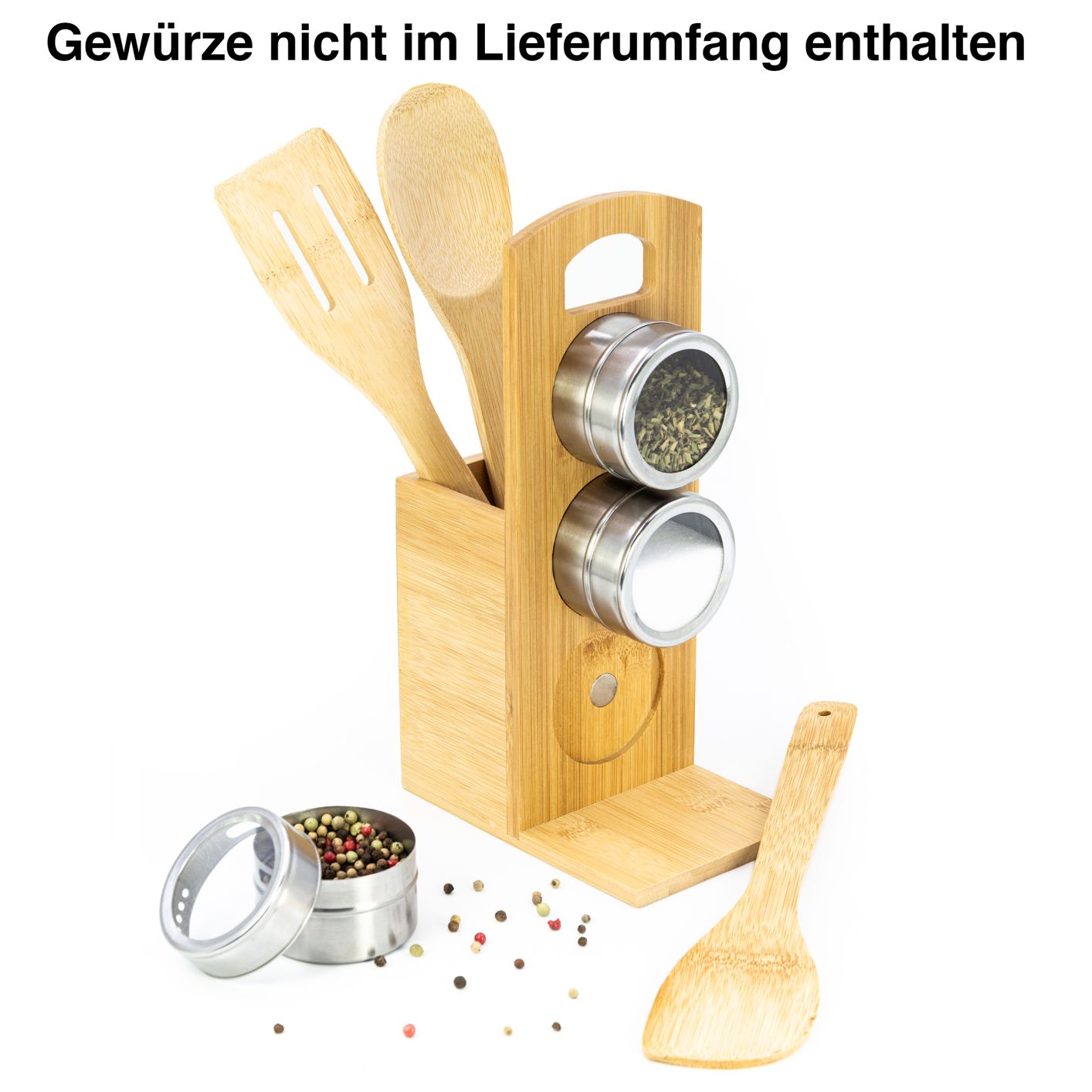 Kochutensilien Set - Utensilienhalter Küche - Utensilienhalter Küche Holz