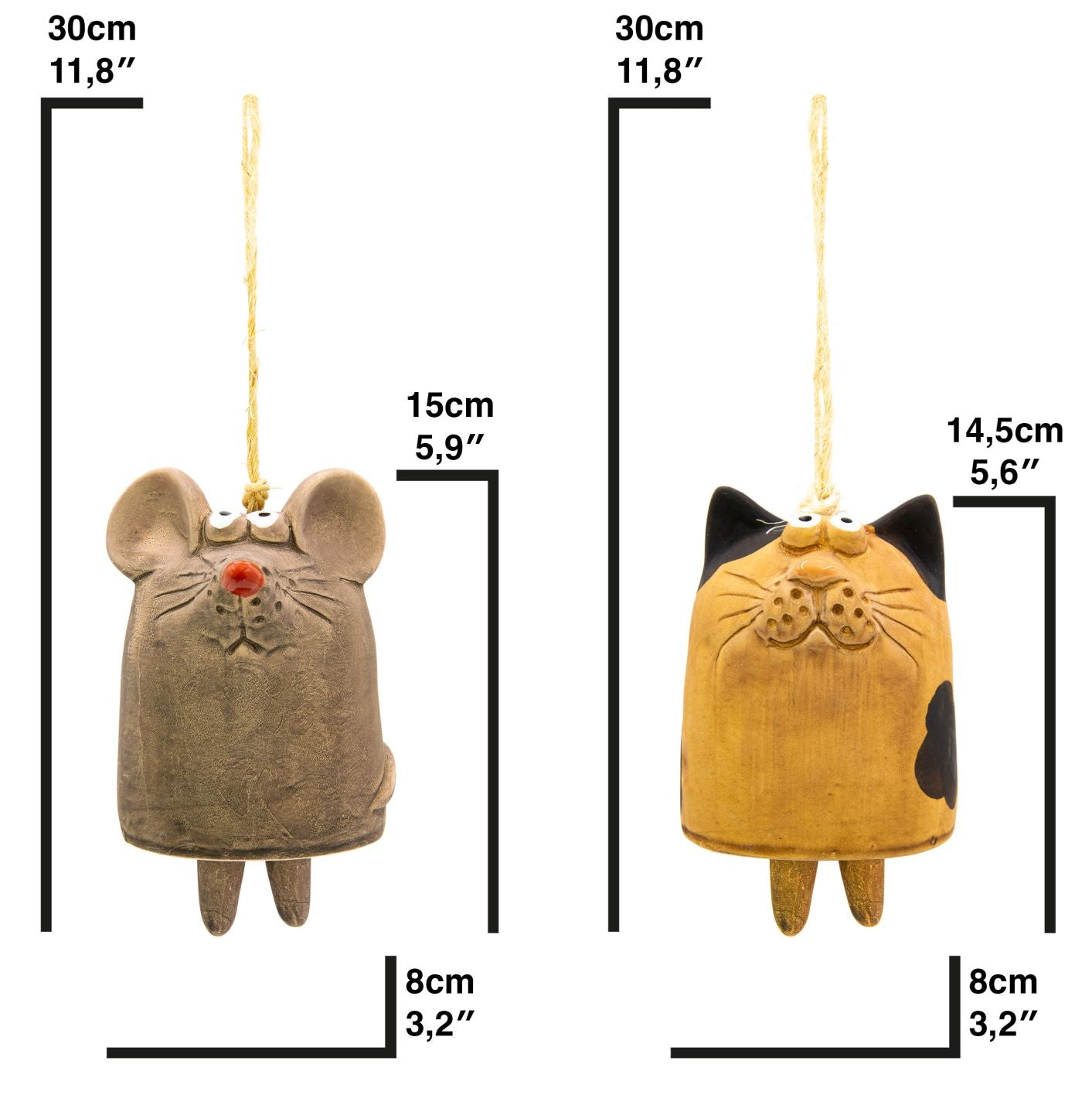 Katze und Maus Glöckchen