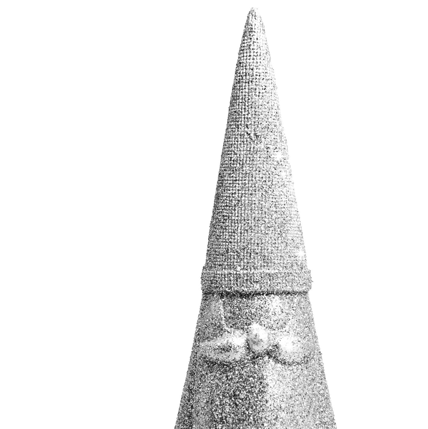 Weihnachtsmann Figur Glitzer Deko Modern - Weihnachtsdeko Amerikanisch