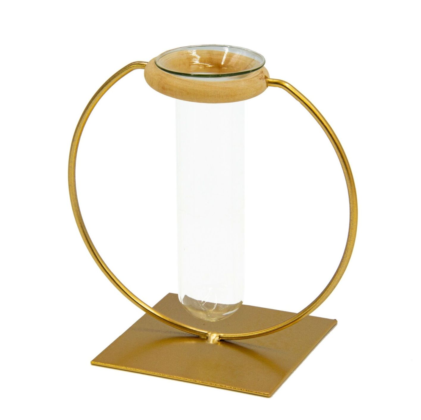 Mini Vase Gold Deko Hochzeit - Vase Klein - Blumenvase Modern - Deko Frühling