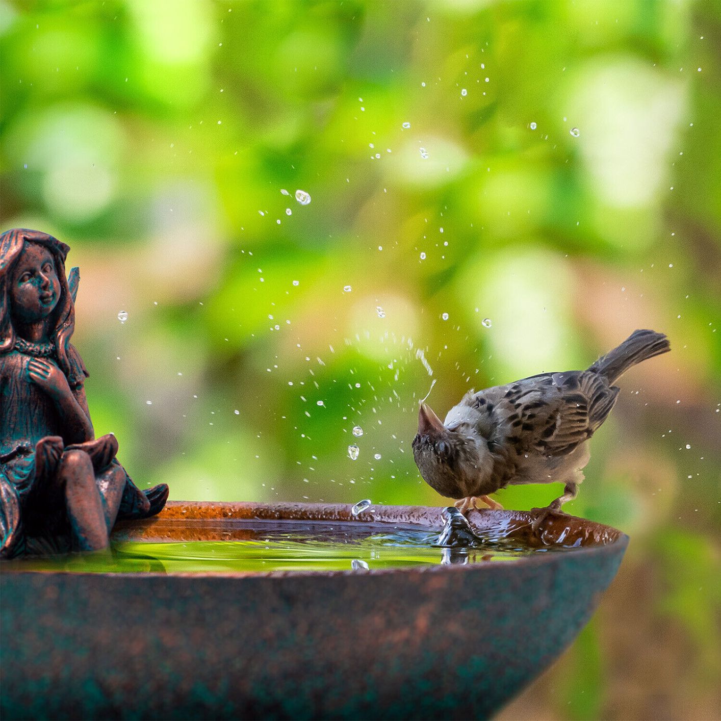 Vogelbad Garten Balkon Deko Insektentränke Garten Deko Balkon Vogeltränke