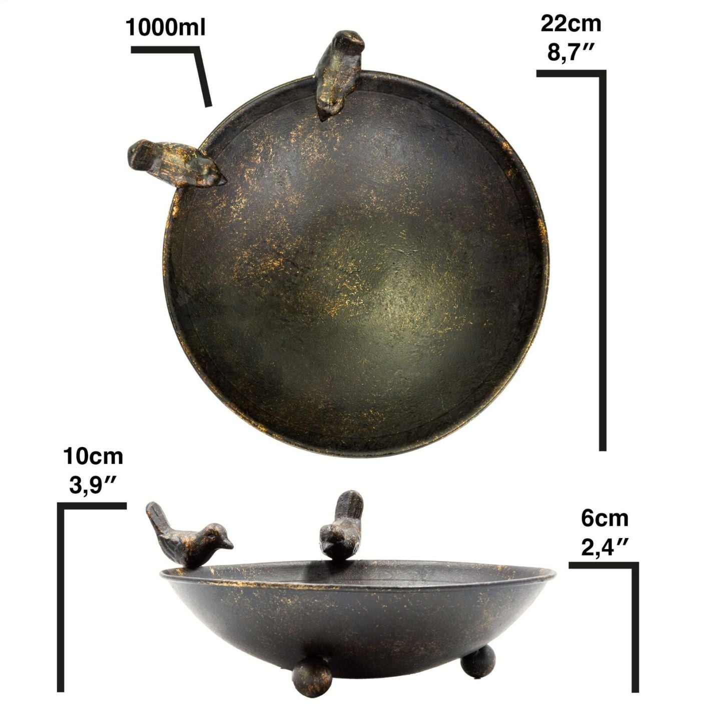 Vogelbad Garten Balkon Deko Insektentränke Garten Deko Balkon Vogeltränke