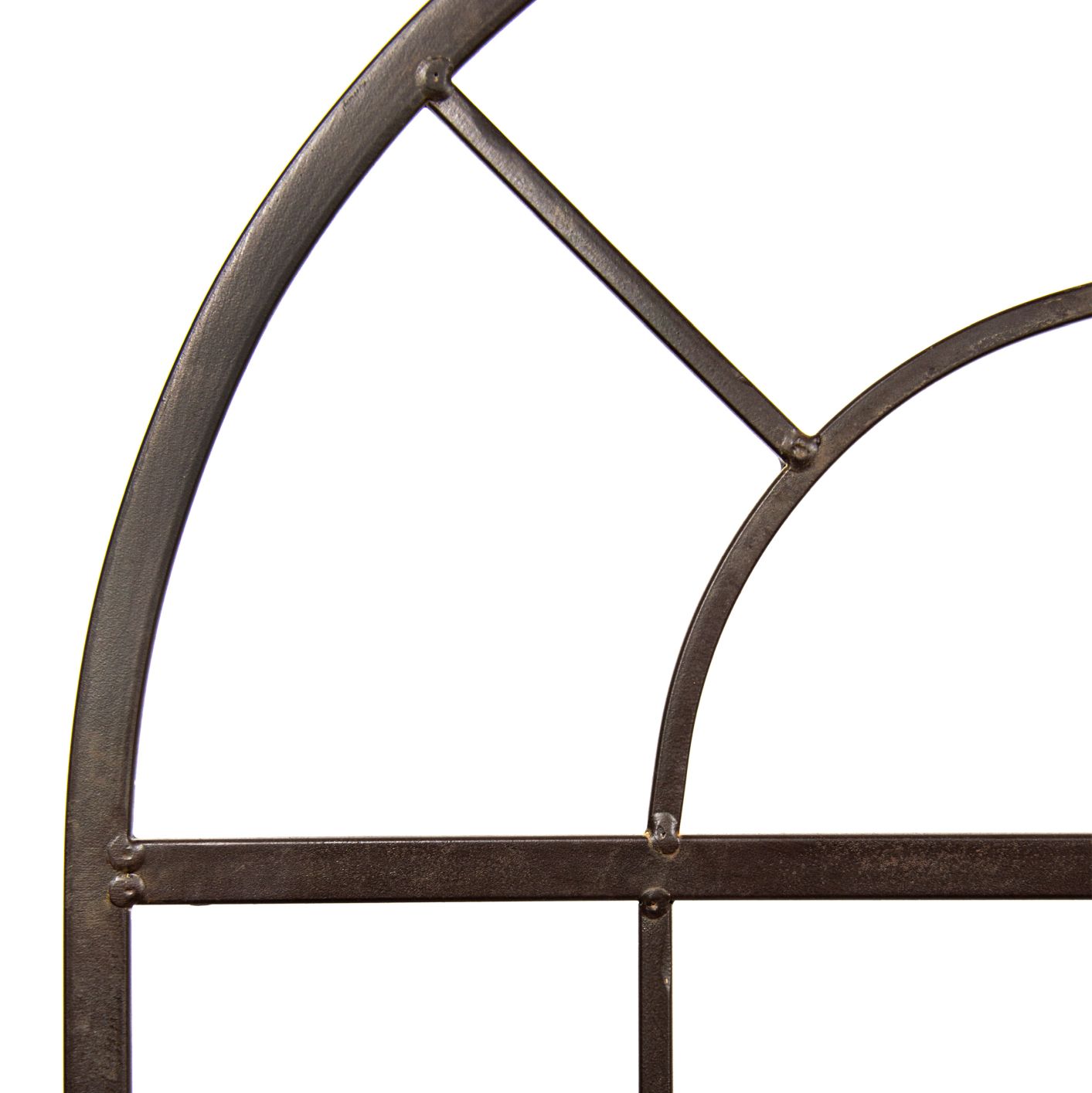 Deko Fenster aus Metall - 44x86cm