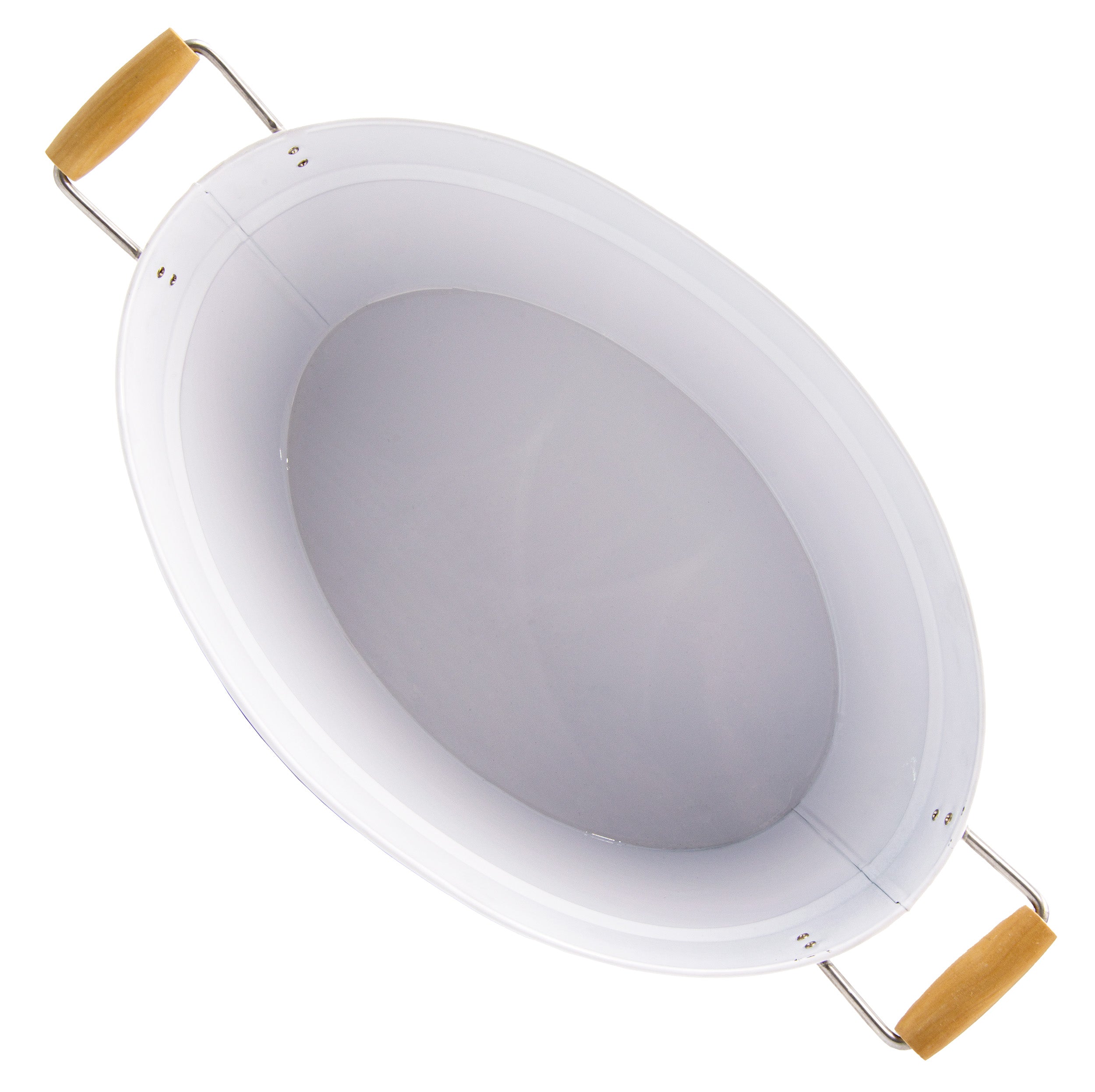 Verzinkte Wanne Schale zum Bepflanzen Garten Deko Draußen Miniteich Balkon Deko