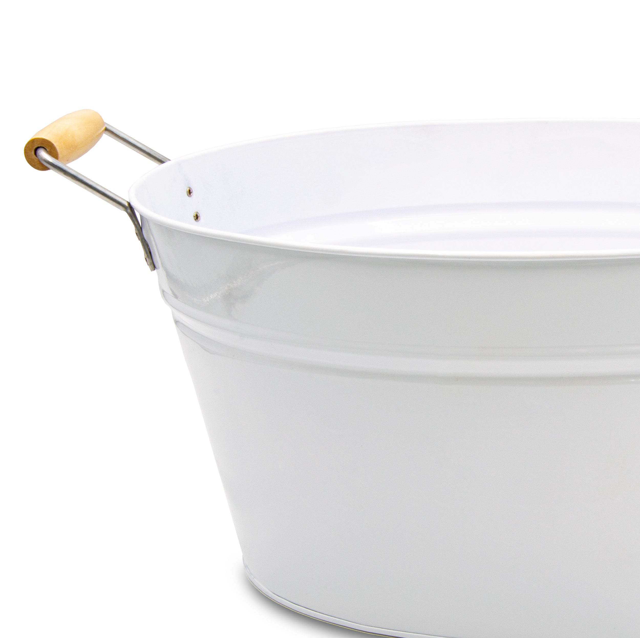 Verzinkte Wanne Schale zum Bepflanzen Garten Deko Draußen Miniteich Balkon Deko