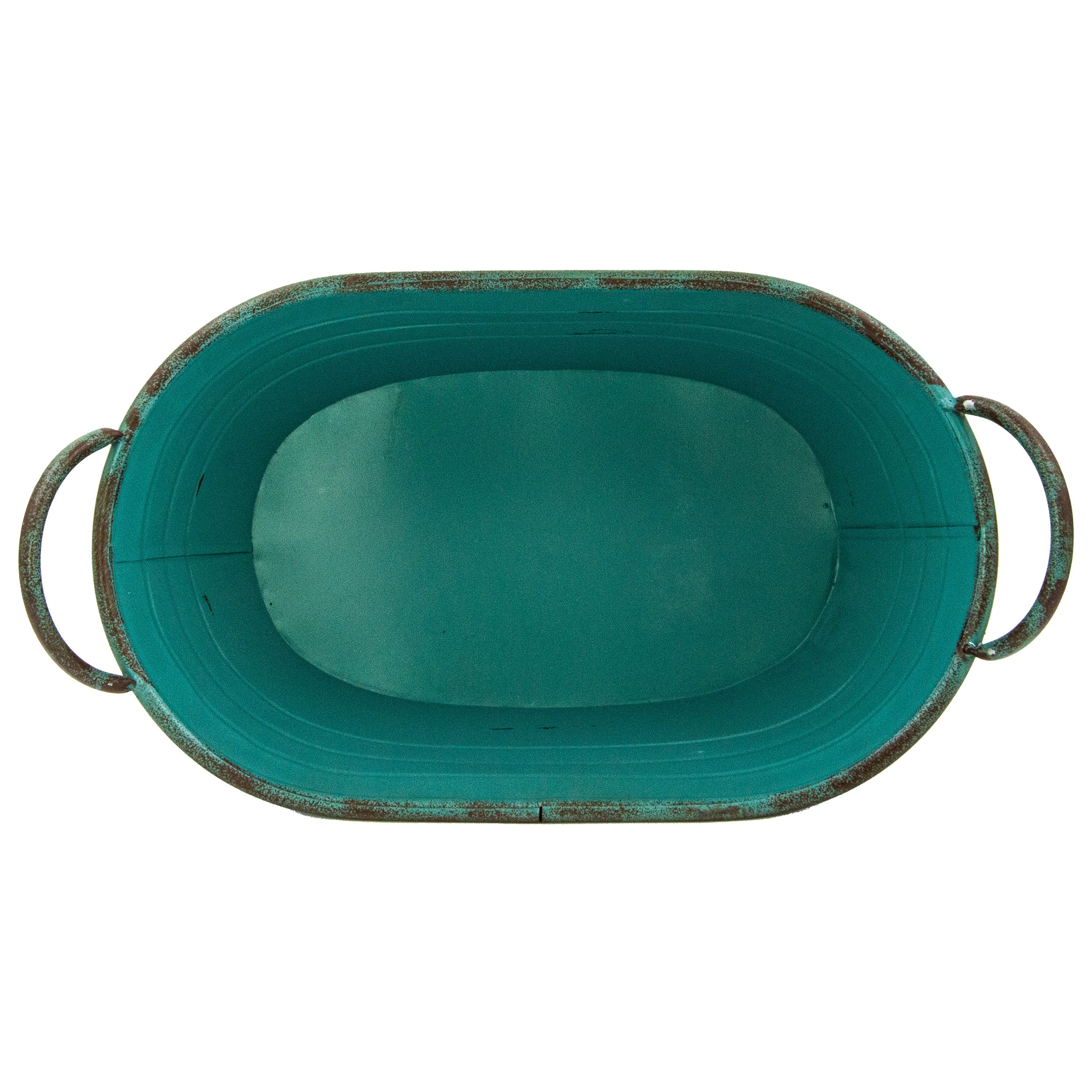 Verzinkte Wanne, Schale zum Bepflanzen