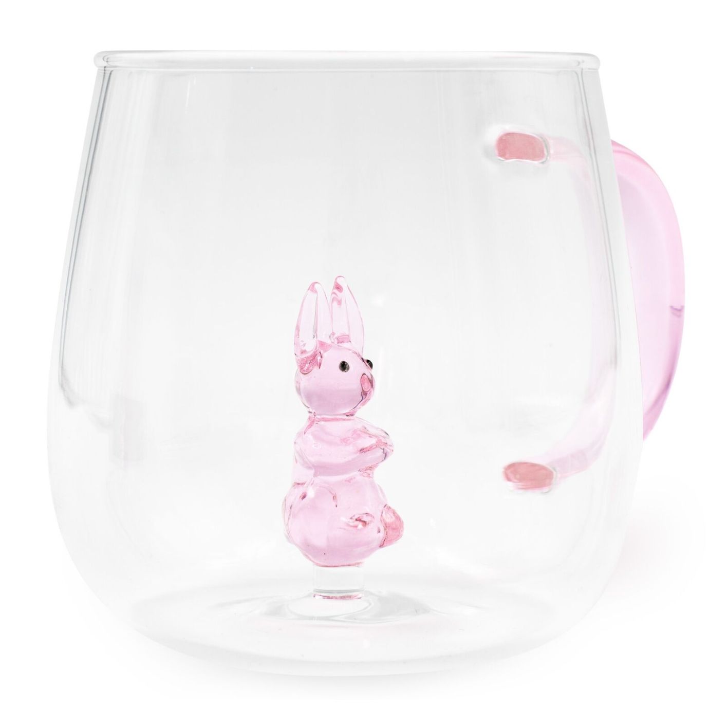 2er Set Glastasse, Hase