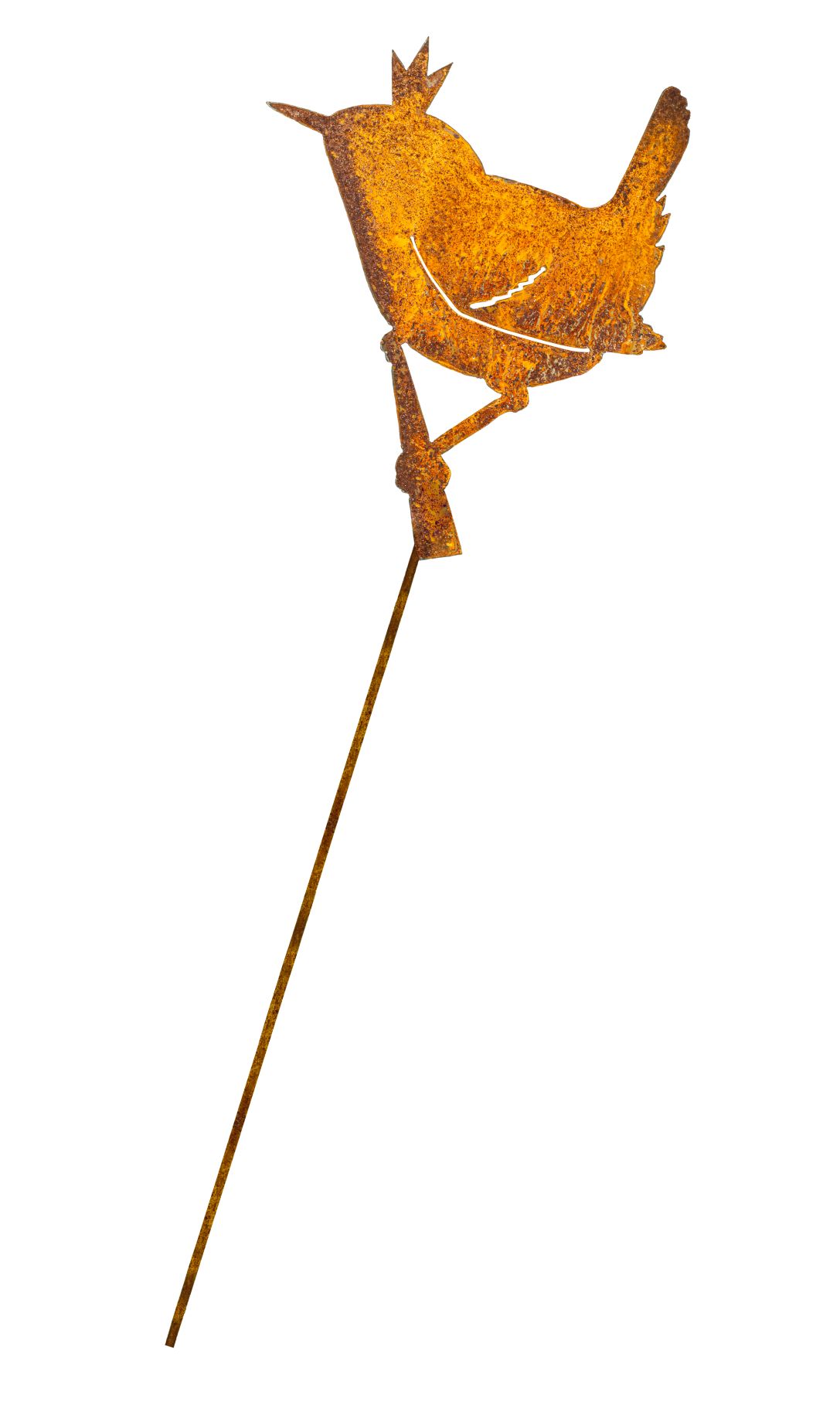 Gartenstecker: "Zaunkönig" 70cm