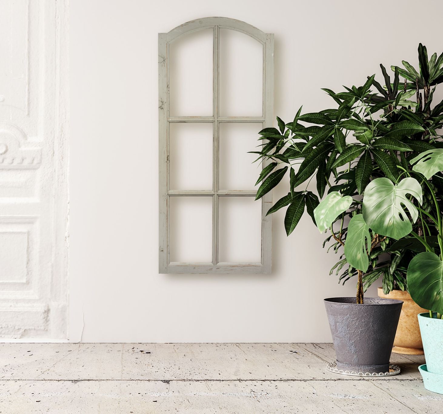 Vintage-Deko Fenster im Landhausstil