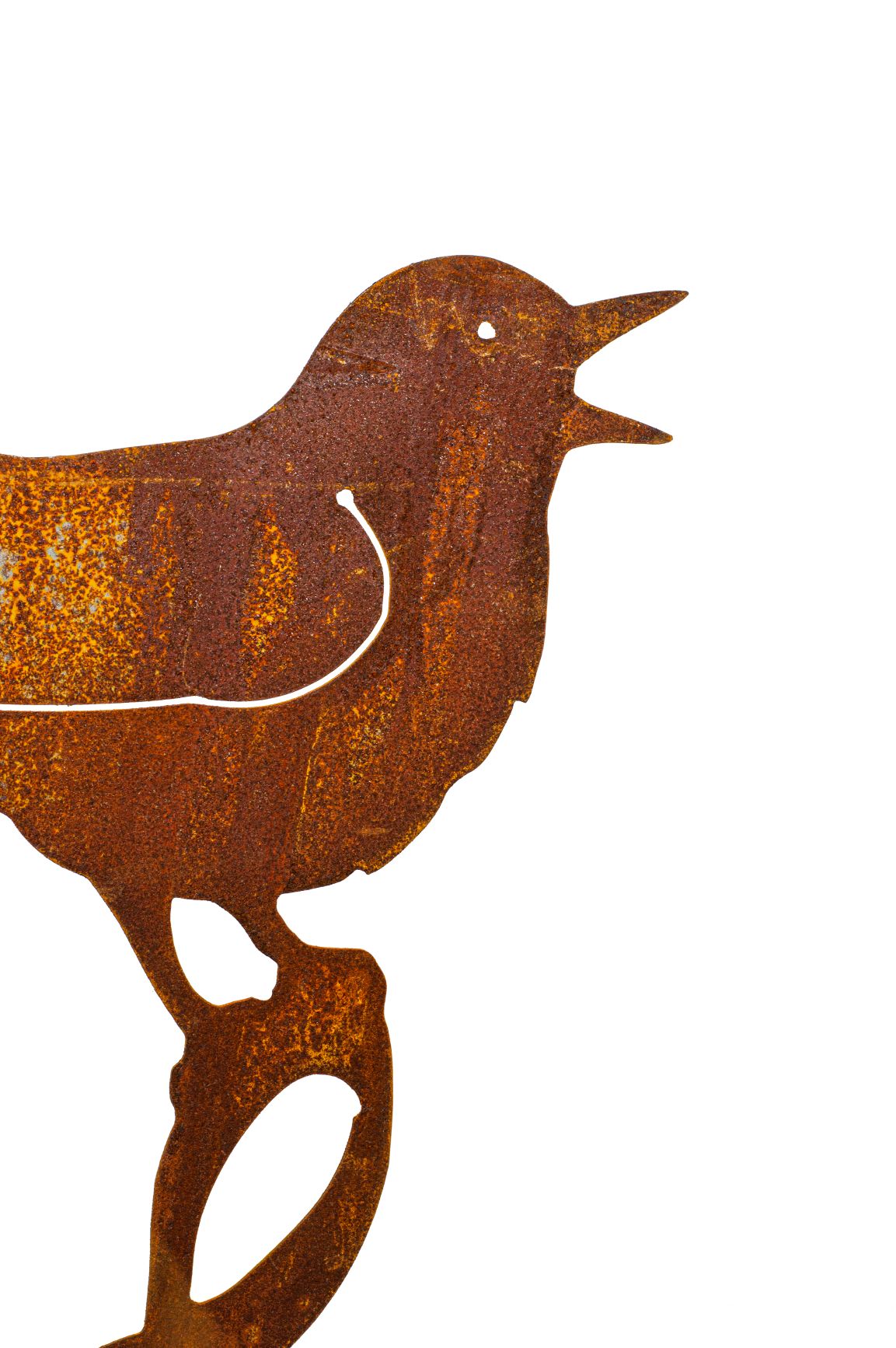 Notenschlüssel Deko Vogel Dekofigur - Sommer Deko Garten Metall Deko Figuren