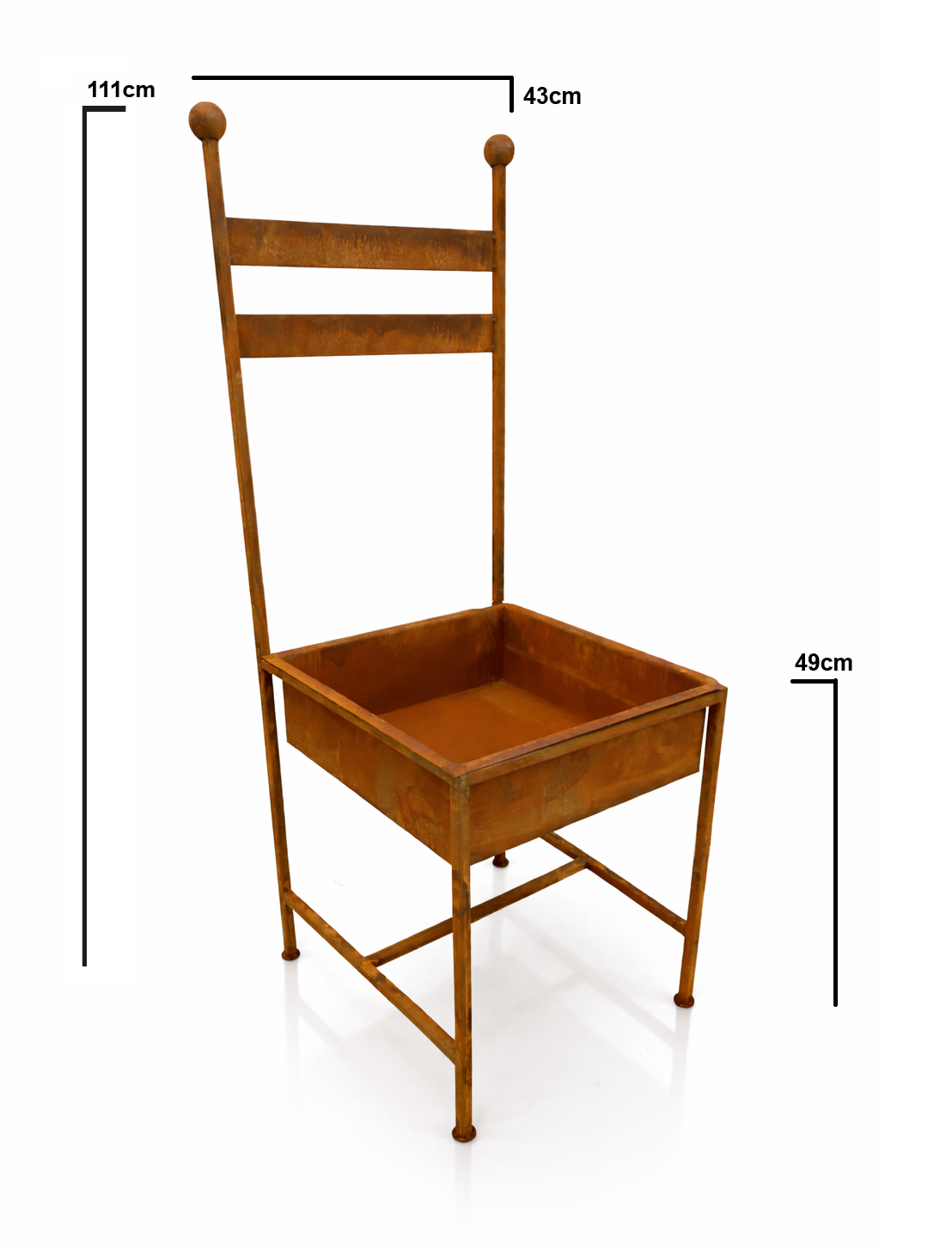 Rost Deko Stuhl - Vintage Dekoration