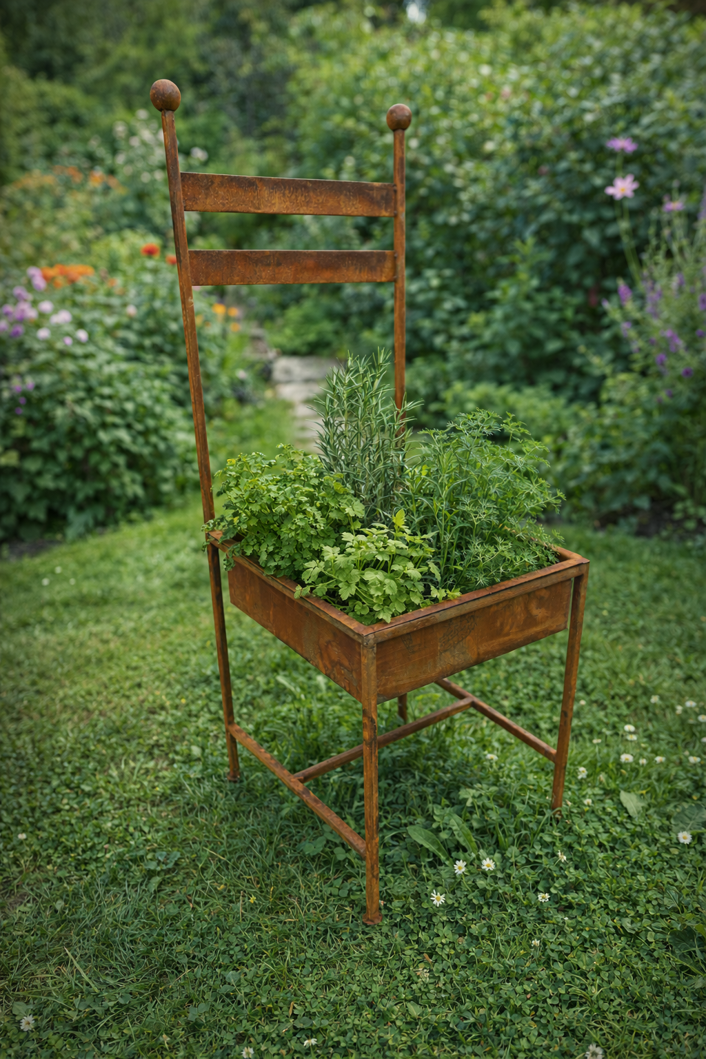 Rost Deko Stuhl - Vintage Dekoration