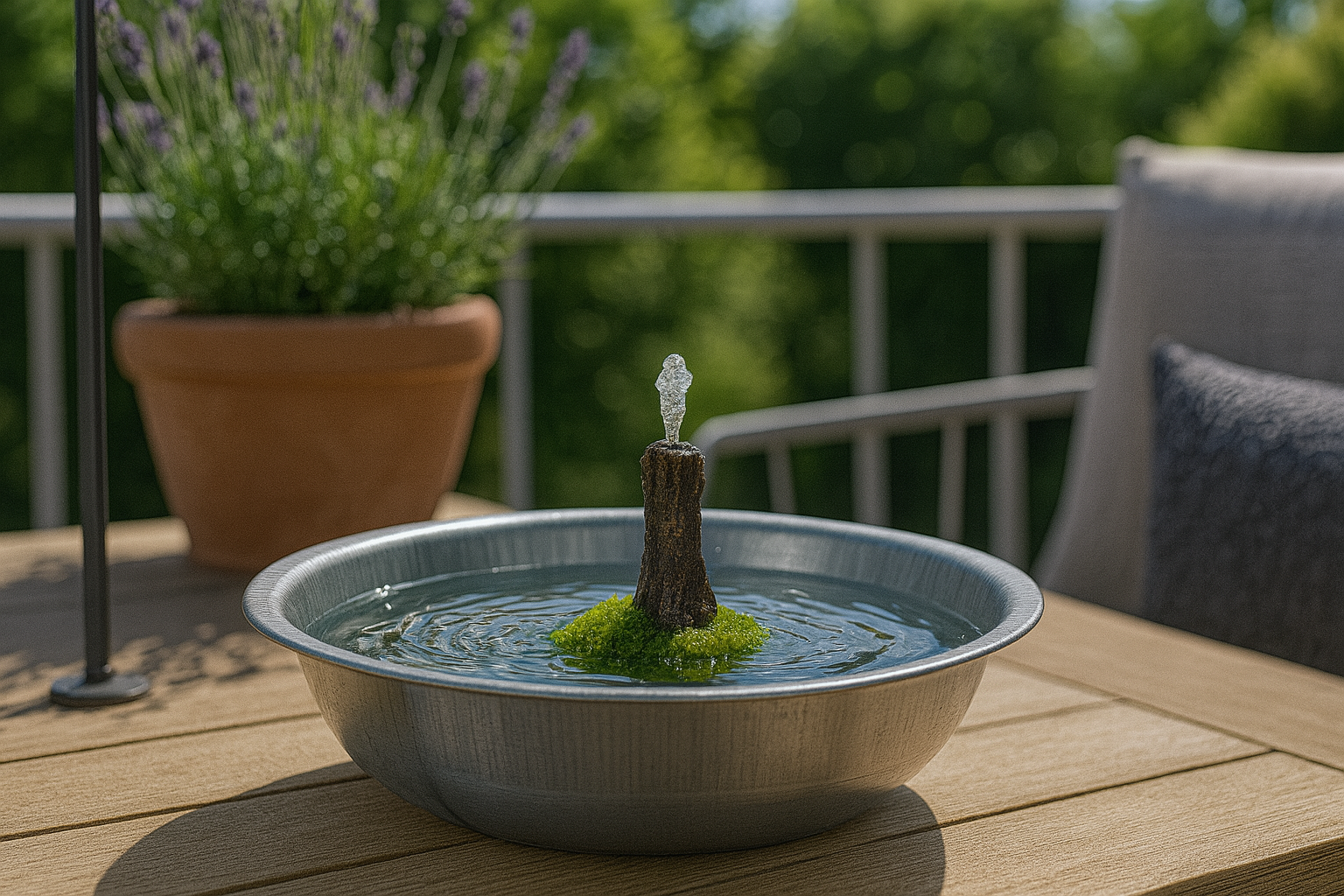Verzinkte Schale zum Bepflanzen oder als Teichschale ?51,5cm